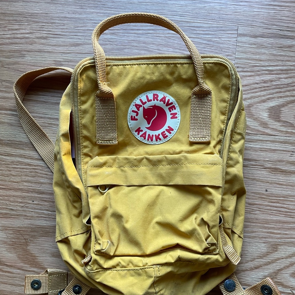Fjallraven Kanken Mini Backpack in Ochre